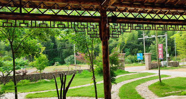 安吉以琳山庄的庭院