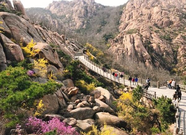 大珠山景区的游客