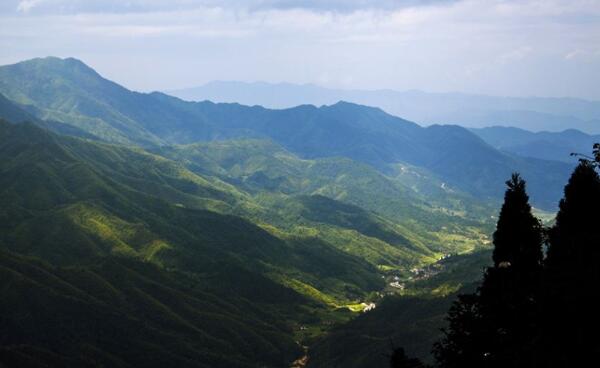 黄洋界山中美景